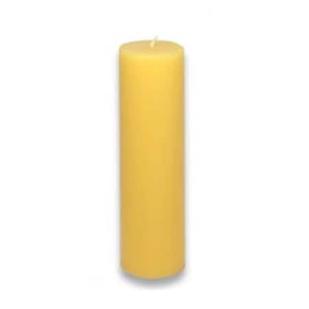 Zest Candle CPC-002-24 2 X 6 In. Yellow Citronella Pillar Candle -24pcs-Case - Bulk